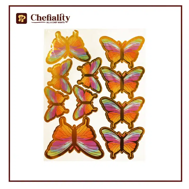 Butter Fly Color Card 10 Pc's