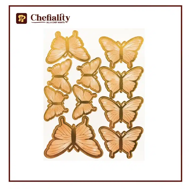 Butter Fly Color Card 10 Pc's