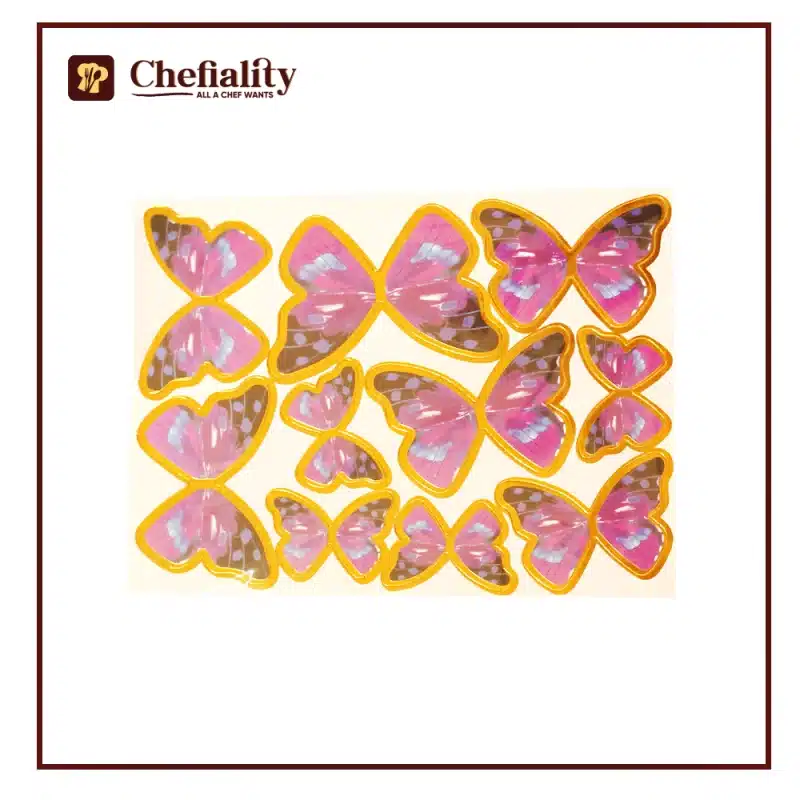Butter Fly Color Card 10 Pc's