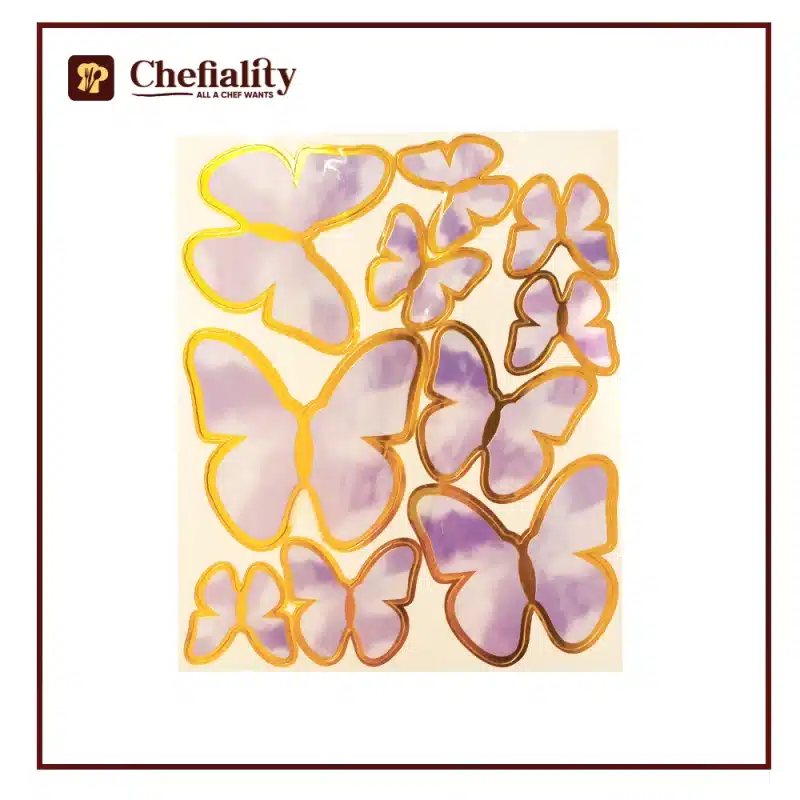 Butter Fly Color Card 10 Pc's