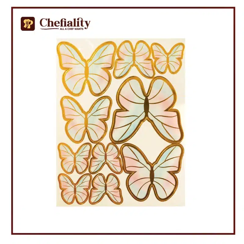 Butter Fly Color Card 10 Pc's