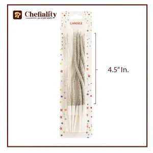 Candle Glitter 6 Pc's