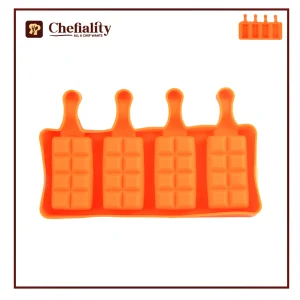 Silicone Popsicle Mold 4 Cavity