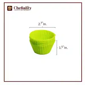 Silicon Cup Cake Mold 12 Pc's