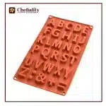 Silicone Alphabet Choc Mold