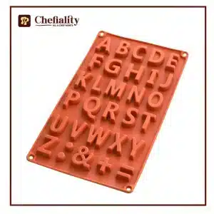 Silicone Alphabet Choc Mold