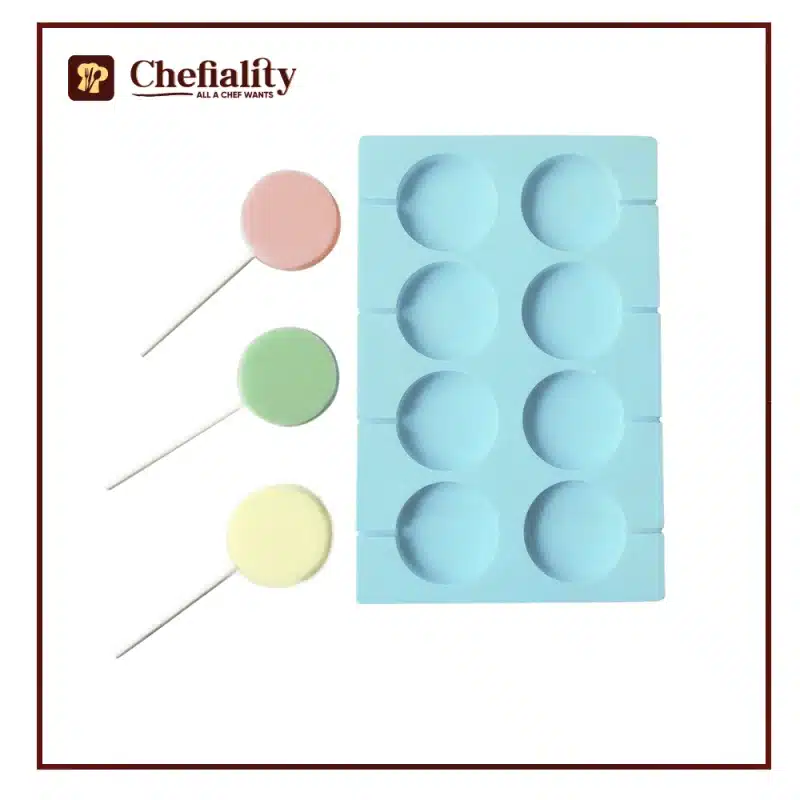 Silicone Lollypop Mold 8 Cavity