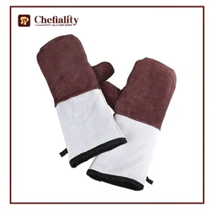 Baking Gloves Pair Leather