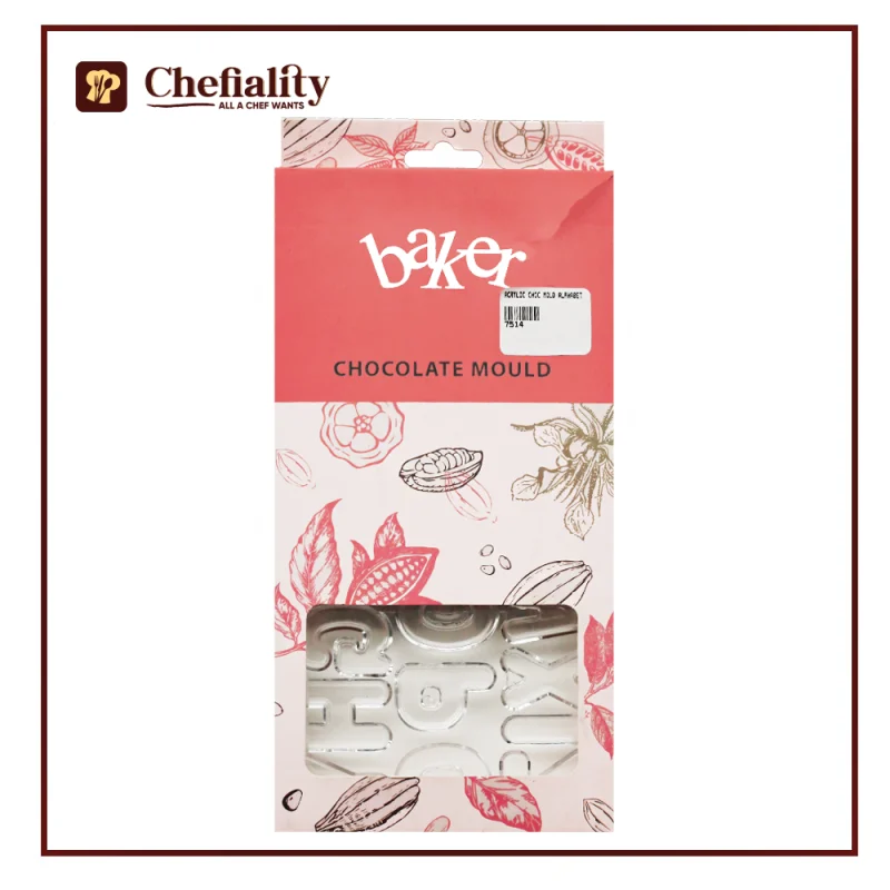 Acrylic Choc Mold Alphabet