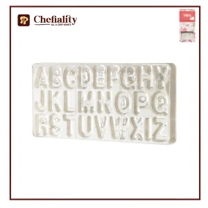 Acrylic Choc Mold Alphabet
