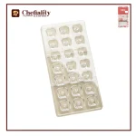 Acrylic Choc Mold Button Square