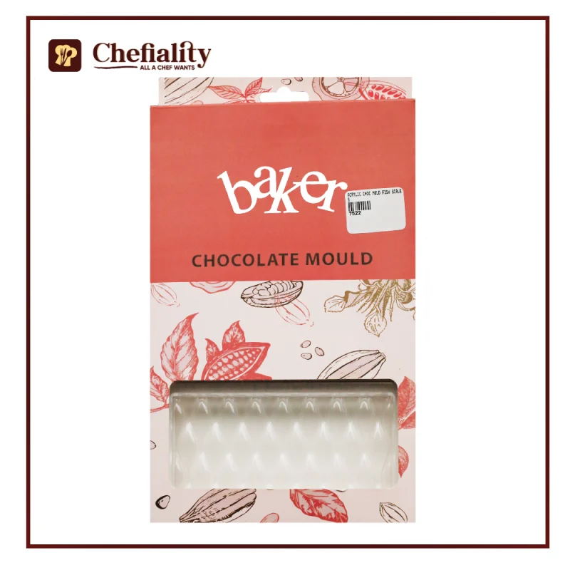 Acrylic Choc Mold Fish Scales