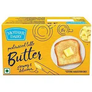 MOTHER`S DAIRY UNSALTED BUTTER 200G