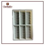 Silicon Choco Rec Mold 6CAV