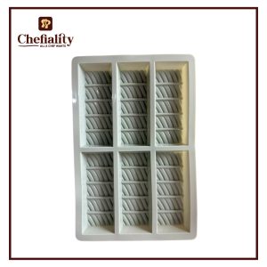 Silicon Choco Rec Mold 6CAV