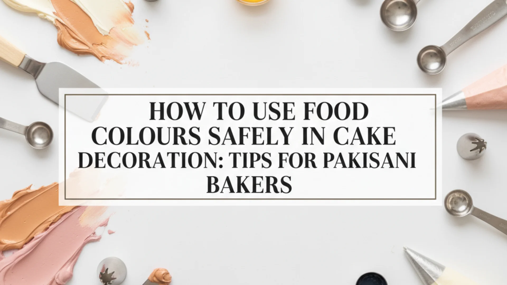 How to Use Food Colours Safely in Cake Decoration: Tips for Pakistani Bakers