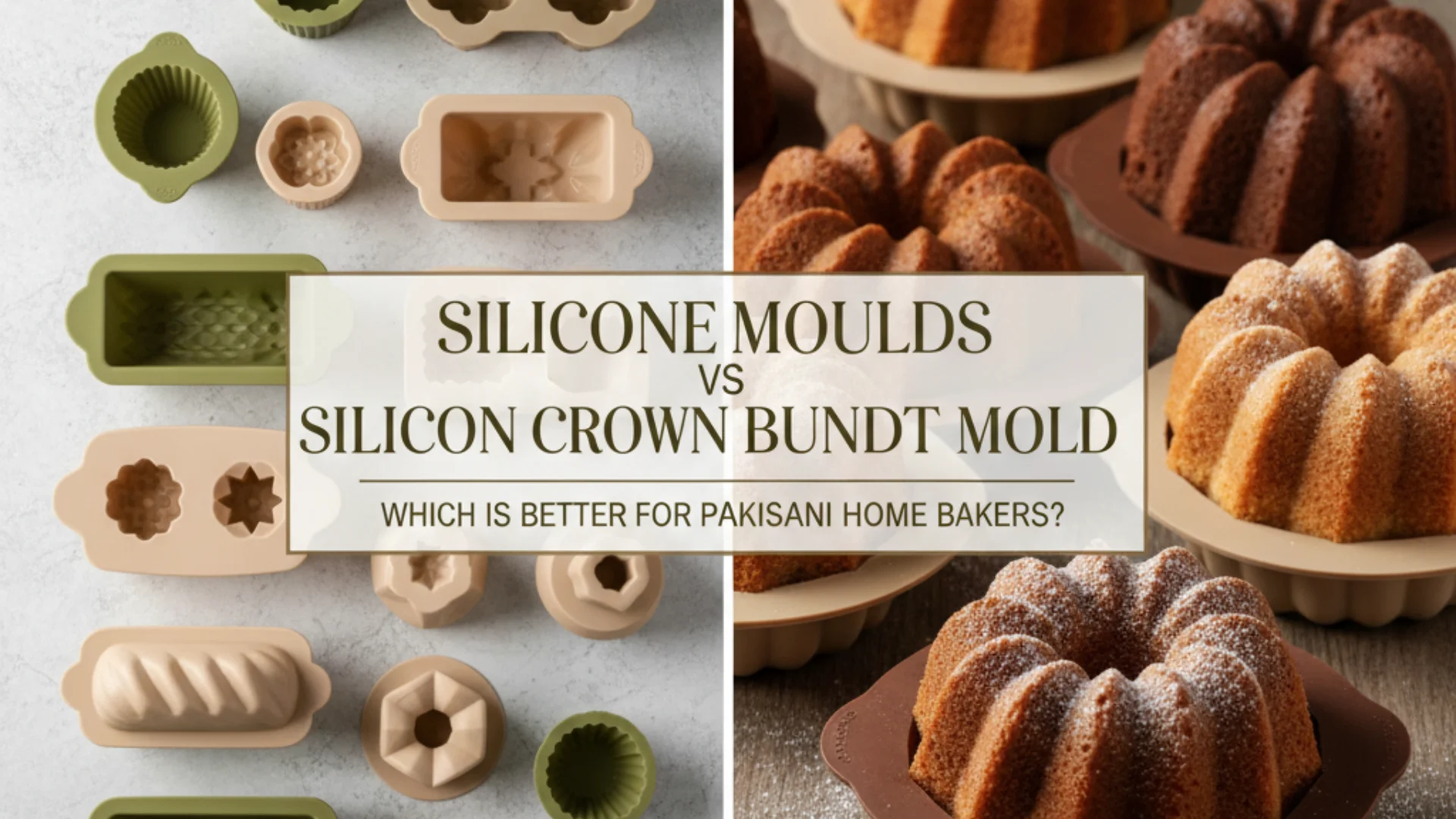 Silicone Moulds vs Silicon Crown Bunt Mold: Which is Better for Pakistani Home Bakers?