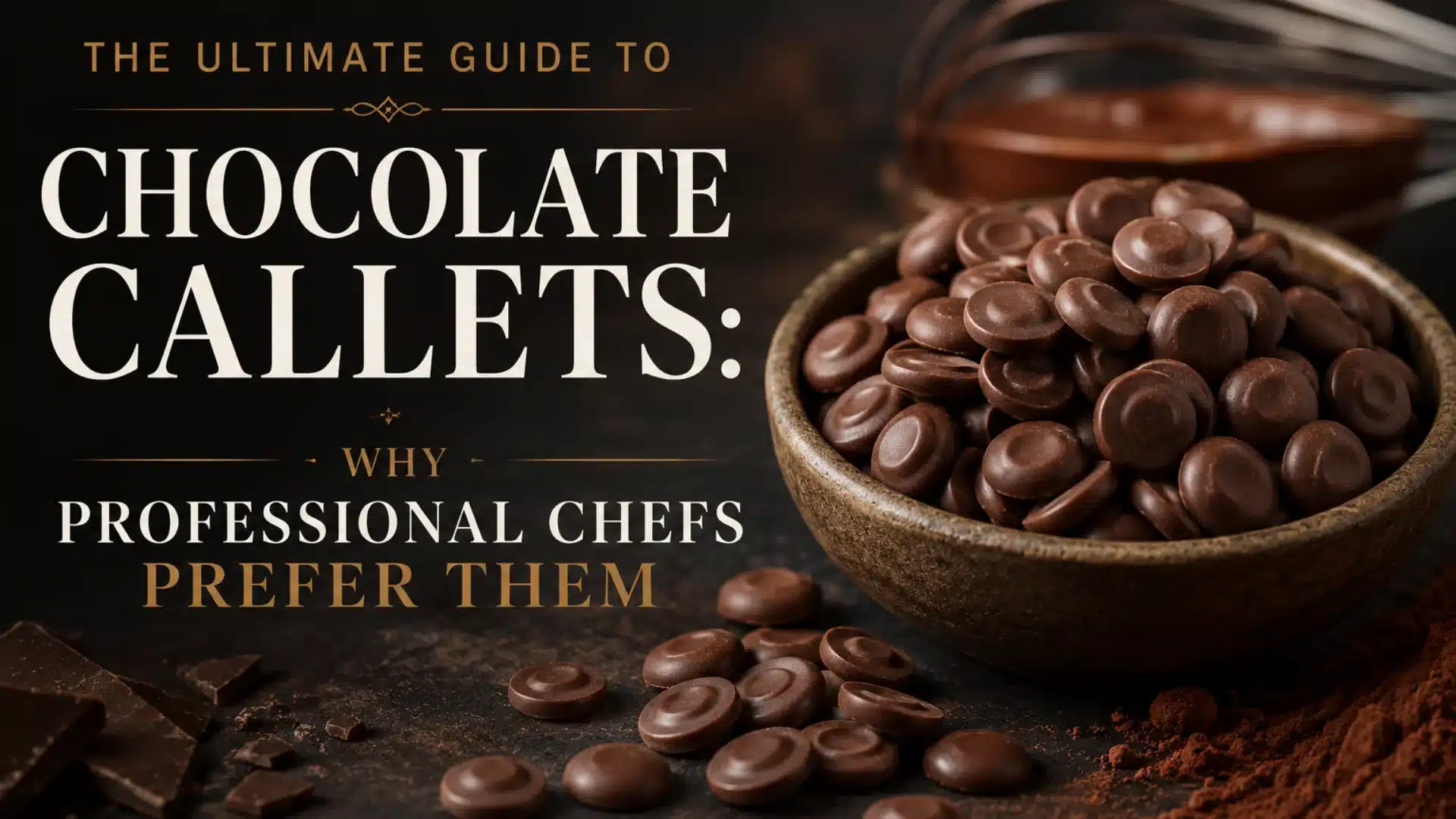 The Ultimate Guide to Chocolate Callets_ Why Professional Chefs Prefer Them
