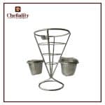 Cone Stand With Dip Sauce