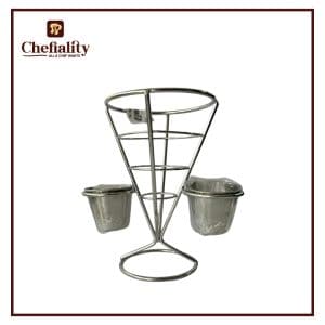 Cone Stand With Dip Sauce