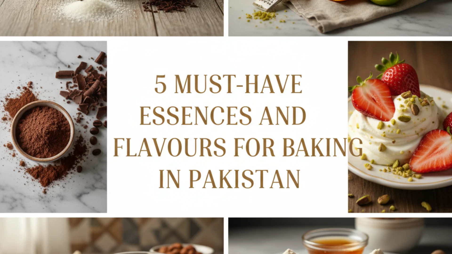 5 Must-Have Essences and Flavours for Baking in Pakistan