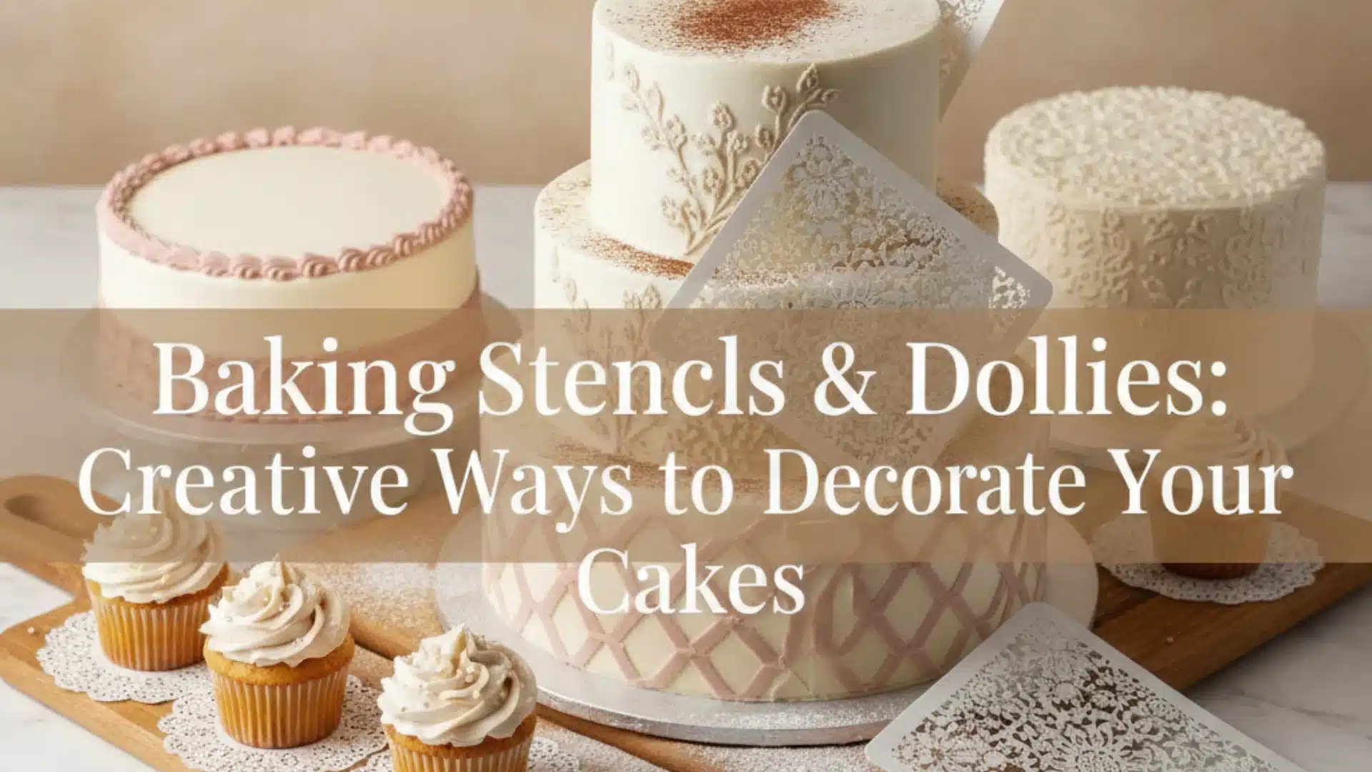 Baking Stencils & Dollies_ Creative Ways to Decorate Your Cakes