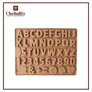 Silicone Alphabet Choc Mold