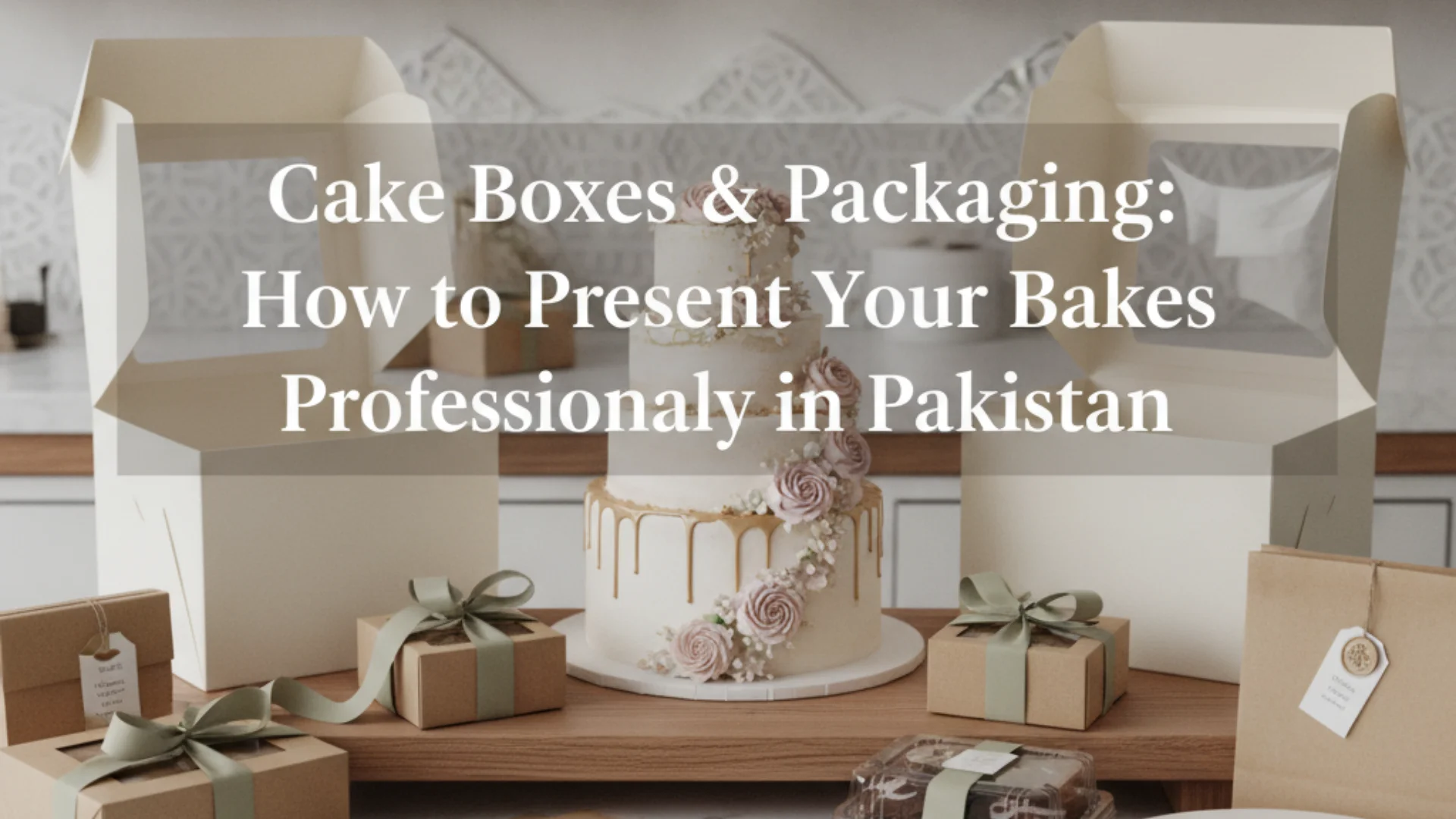 Cake Boxes & Packaging_ How to Present Your Bakes Professionally in Pakistan