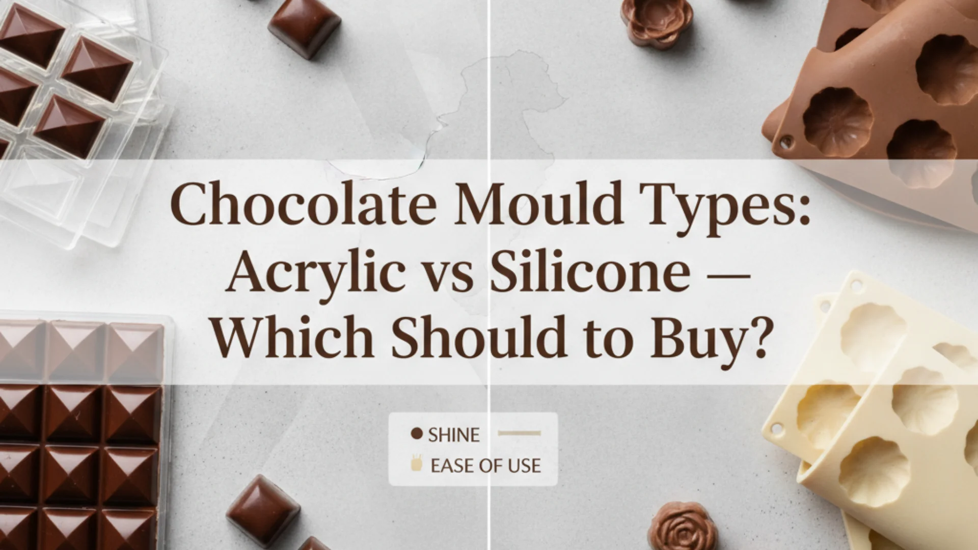 Chocolate Mould Types_ Acrylic vs Silicone — Which Should You Buy