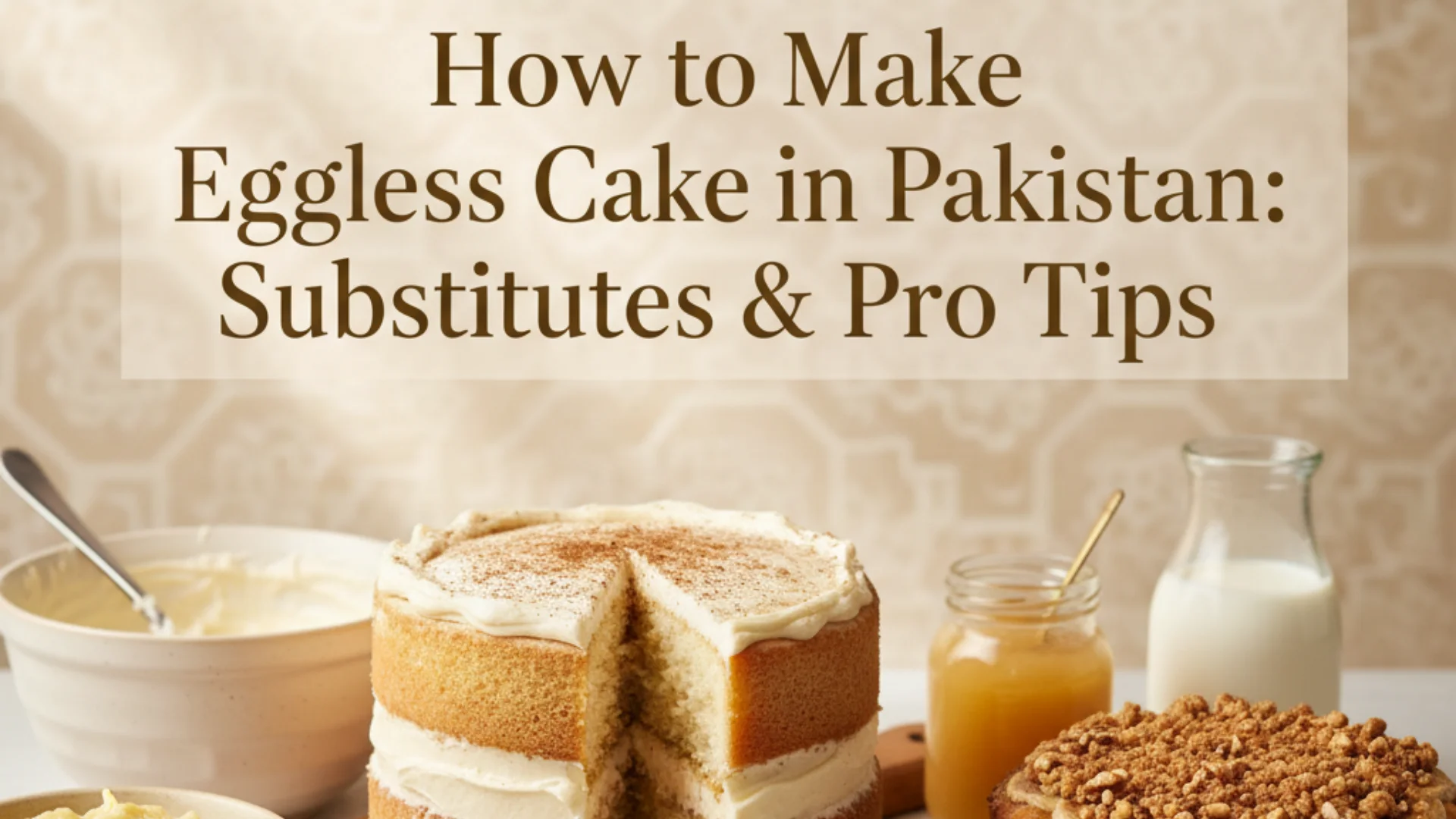 How to Make Eggless Cake in Pakistan_ Substitutes & Pro Tips