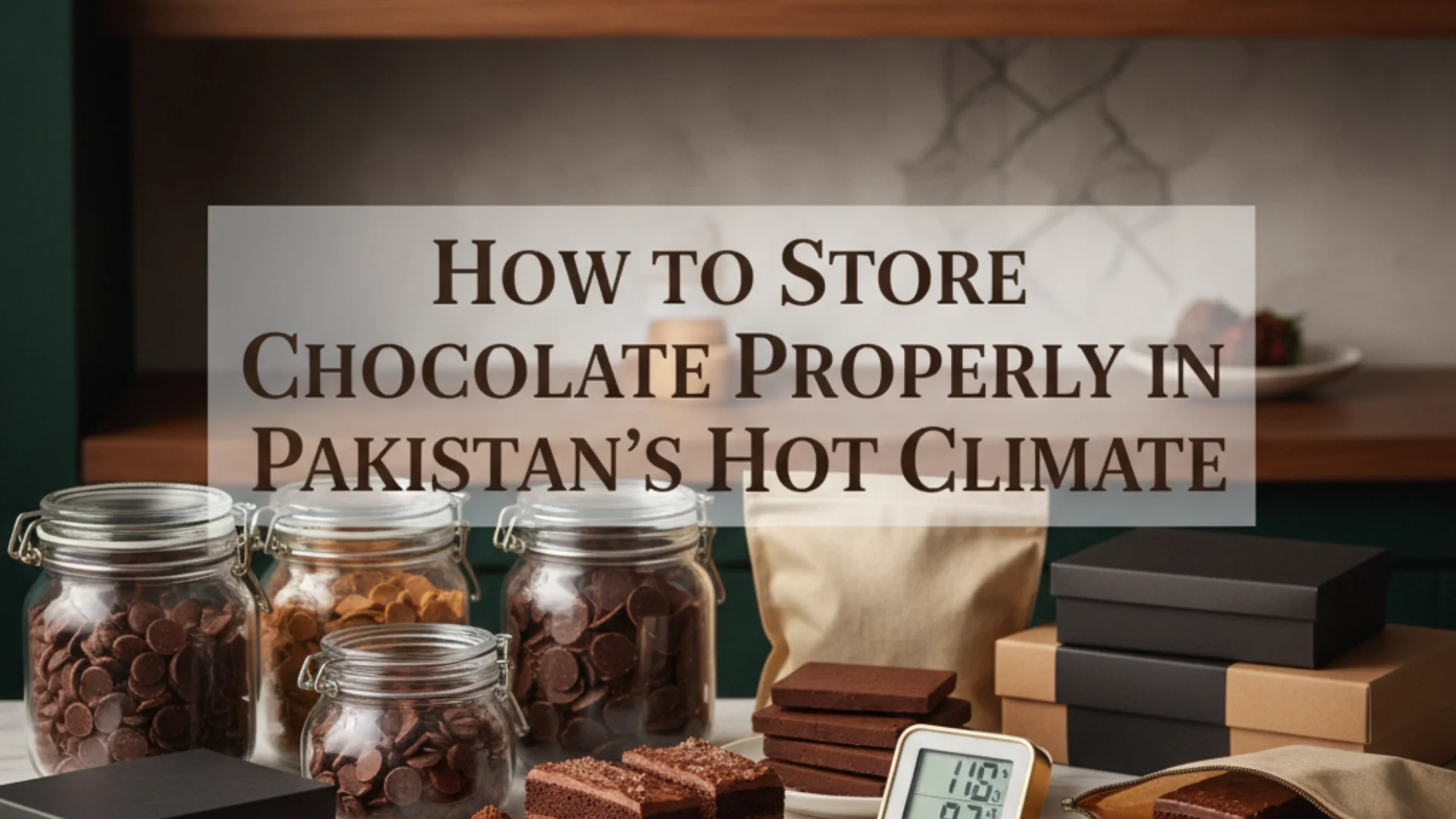 How to Store Chocolate Properly in Pakistan's Hot Climate