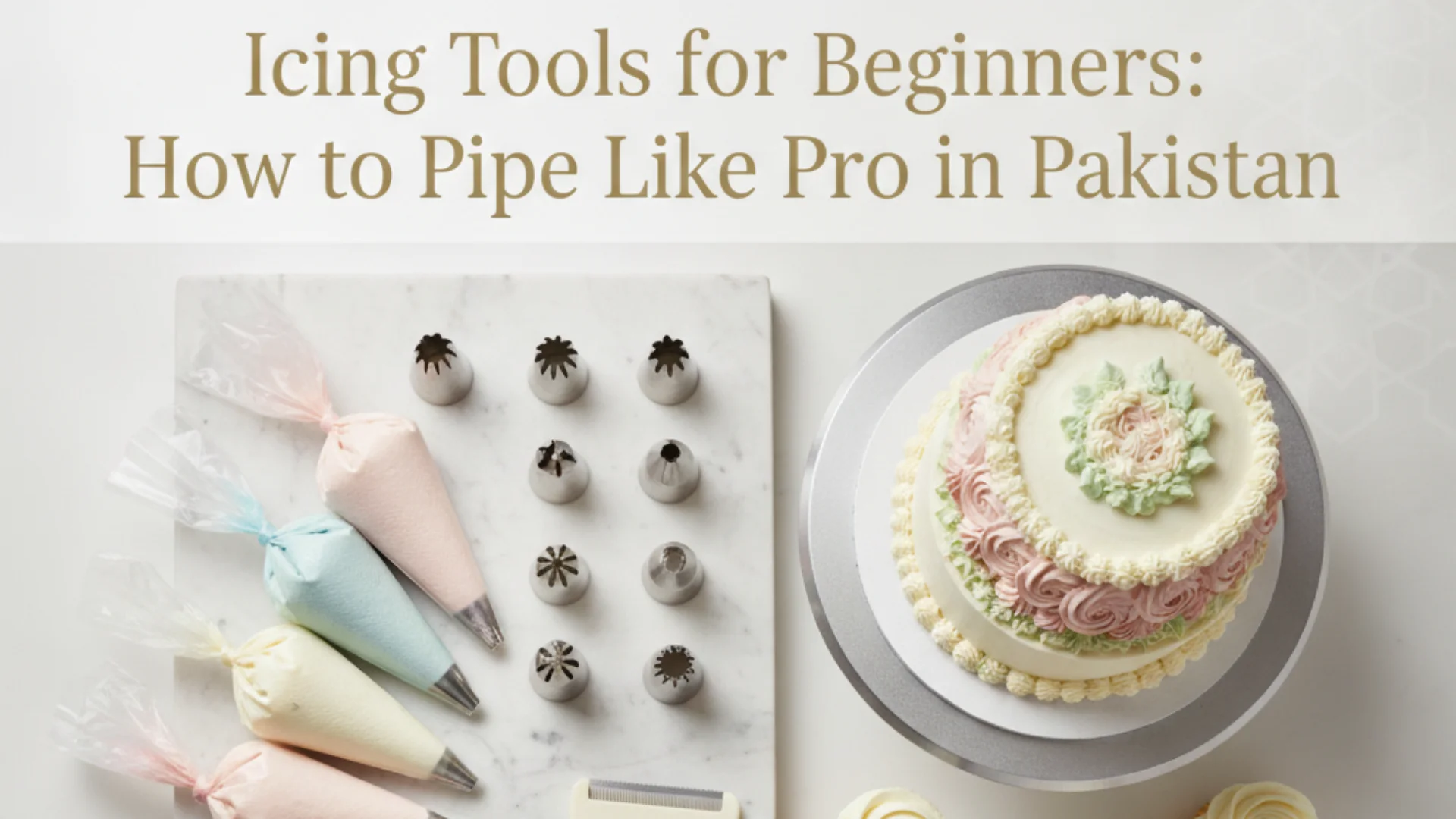 Icing Tools for Beginners_ How to Pipe Like a Pro in Pakistan