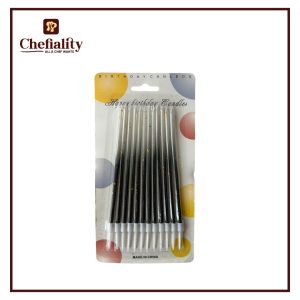 Candle Long Pencil Multi 12Pcs