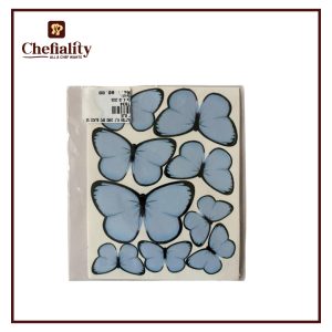 Butter Fly card Black Sky Blue 9Pcs