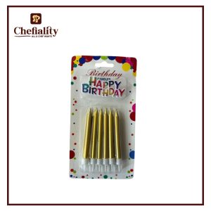 Candle HBD Golden 12Pcs