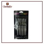Candle Ring Silver 6Pcs
