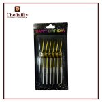 Candle Ring Golden 6Pcs