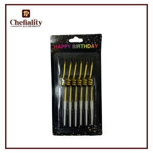 Candle Ring Golden 6Pcs
