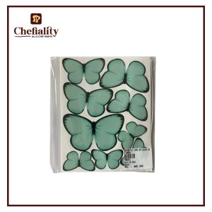 Butter Fly card Black Green 9Pcs