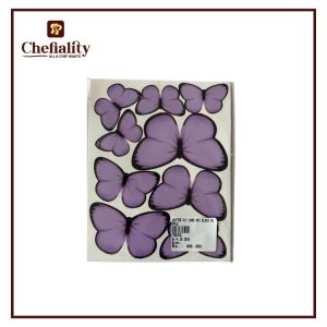 Butter Fly card Black Purple 9Pcs