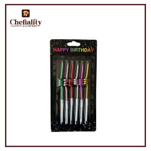 Candle Curved Multi 6PC