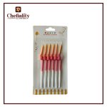 Candle Ring Pink 6pcs