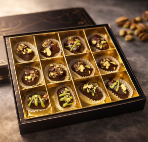 Kunafa Dates Pistachio box