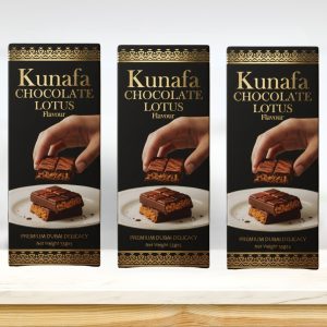 Pack of 3 Lotus Kunafa Chocolate