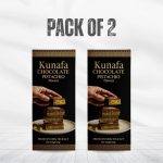 Pack of 2 Pistachio Kunafa Chocolate