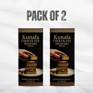 Pack of 2 Pistachio Kunafa Chocolate