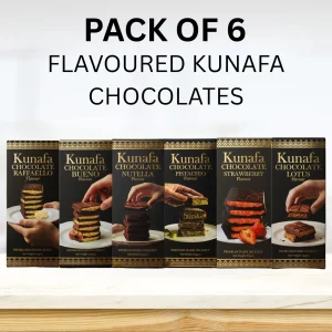 Pack of 6 Kunafa Chocolate (All Flavours)