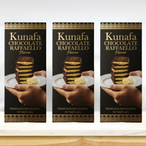 Pack of 3 Raffaello Kunafa Chocolate